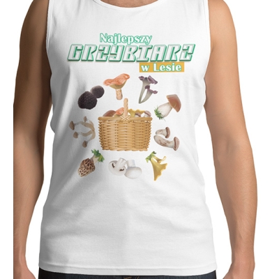 TANK TOP grzyby  NAJLEPSZY GRZYBIARZ